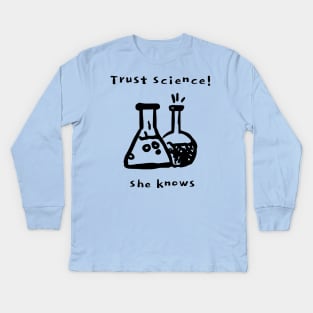 Trust Science Kids Long Sleeve T-Shirt